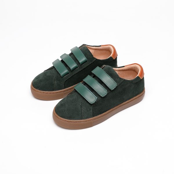 Boys' green sneakers