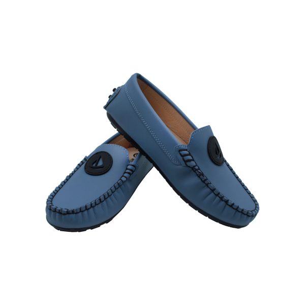 Deep blue moccasin